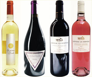 The wines AOP Coteaux du Languedoc and IGP Pays d'Oc of Chteau La Vernde